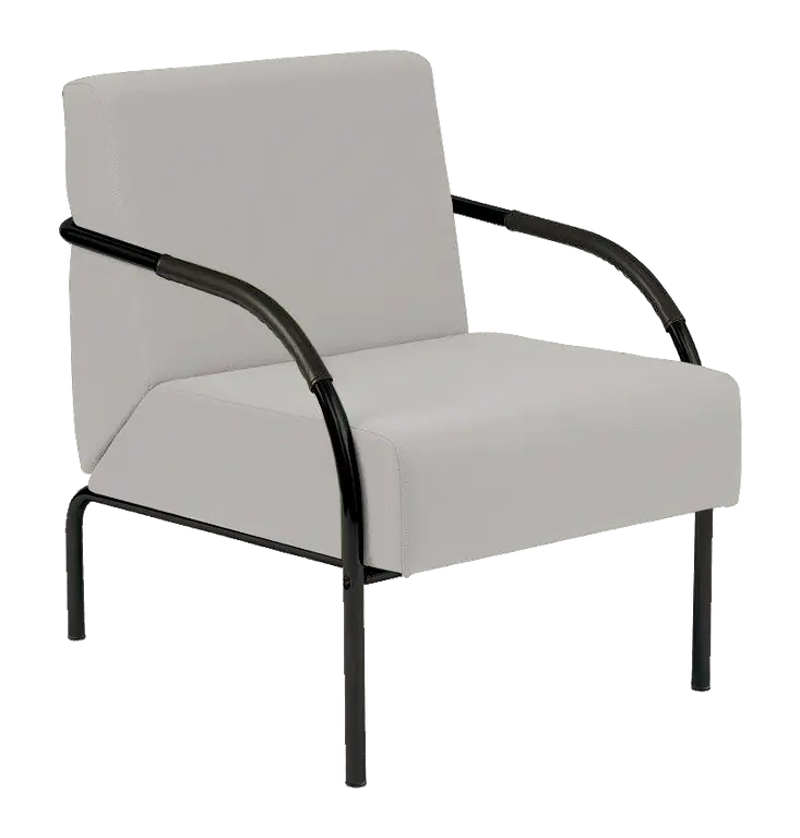 SPA 1 černý lak, koženka AN 052 - koženka šedá